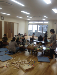 今日のひろば＆豚汁をいただきました 2012/01/19 19:09:56