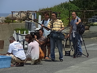 旅番組の取材