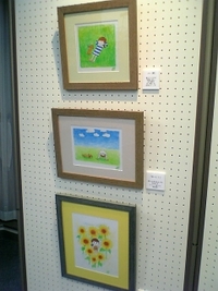yohの作品展示　in　清水銀行さん