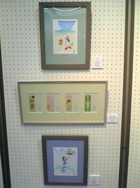yohの作品展示　in　清水銀行さん