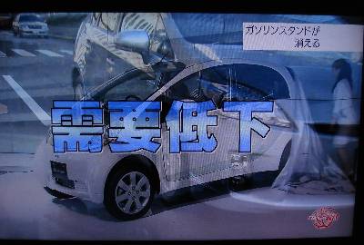 ガソリンスタンドが消える