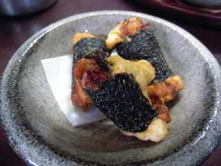 本日の昼席・ミニ会席