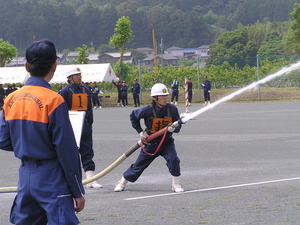 豊橋消防団・操法放水大会