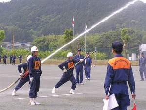 豊橋消防団・操法放水大会