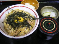 月見親子丼