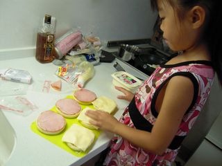 娘が朝食を作ってくれました