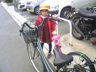 自転車でおいで♪