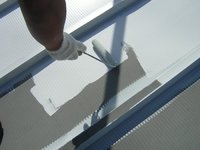 森町　O様邸　外壁塗装リフォーム③（塗り工程です。） 2012/08/10 11:03:04